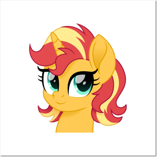 Sunset Shimmer portrait short mane Posters and Art